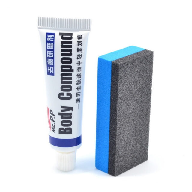 Car Scratch Hiding Polishing Paste with Sponge Automobiles & Motorcycles Car Wash & Maintenance