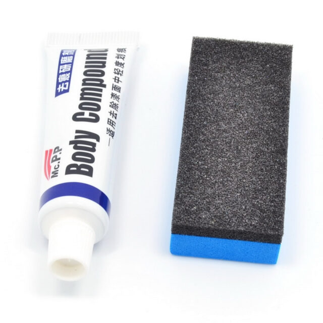 Car Scratch Hiding Polishing Paste with Sponge Automobiles & Motorcycles Car Wash & Maintenance