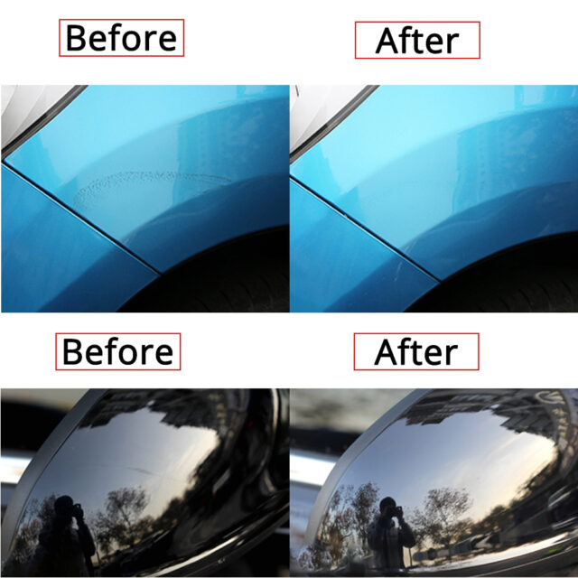 Car Scratch Hiding Polishing Paste with Sponge Automobiles & Motorcycles Car Wash & Maintenance