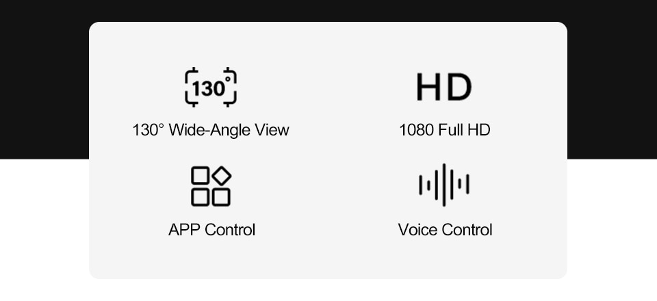Voice Control 1080P HD Night Vision Camera Voice Control 1080P HD Night Vision Camera