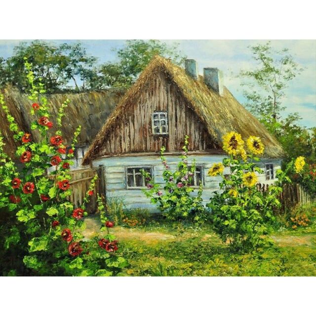 Collection of Tranquil Landscape 5D Diamond Painting Kits Art Sets Arts, Crafts & Hobbies Painting