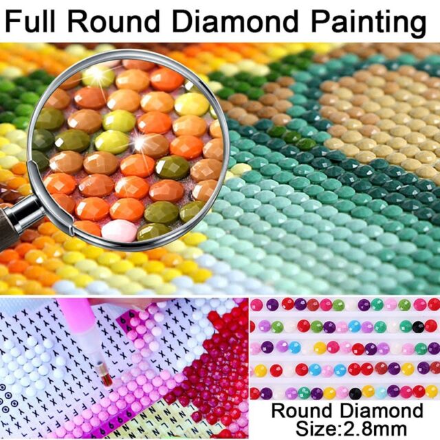 Collection of Tranquil Landscape 5D Diamond Painting Kits Art Sets Arts, Crafts & Hobbies Painting