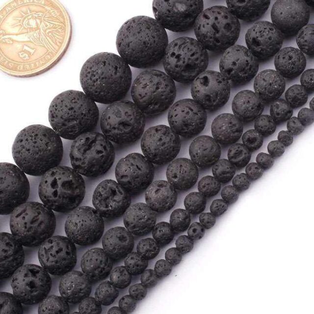 Natural Lava Rock Loose Beads Arts, Crafts & Hobbies Beads Beads & Jewelry Making