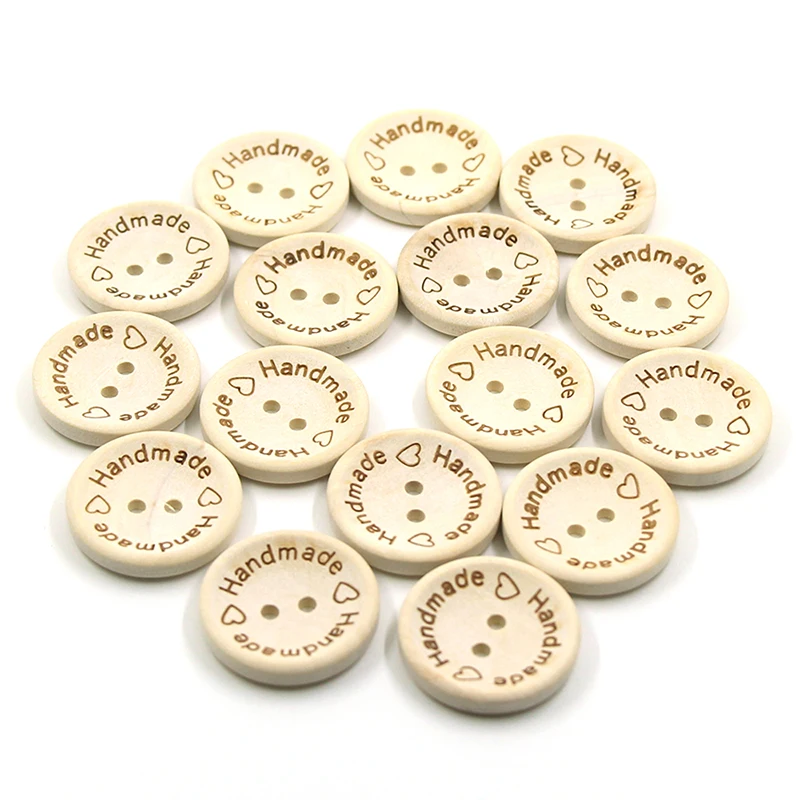 Handmade Wooden Sewing Buttons