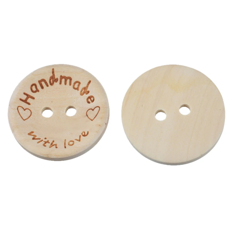 Handmade Wooden Sewing Buttons
