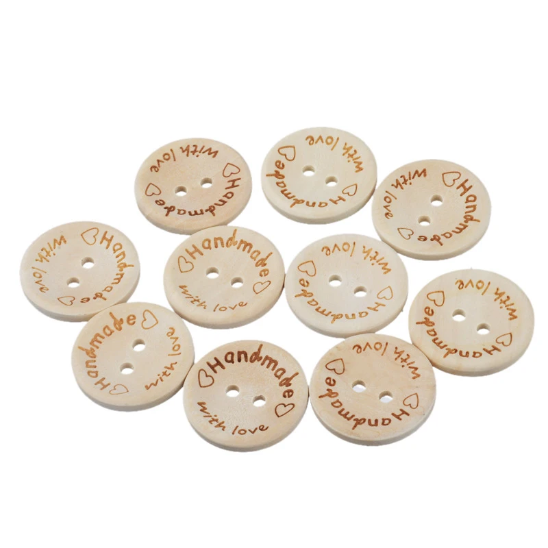 Handmade Wooden Sewing Buttons