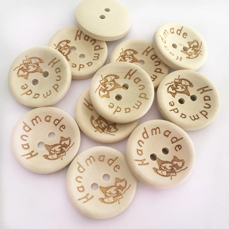 Handmade Wooden Sewing Buttons