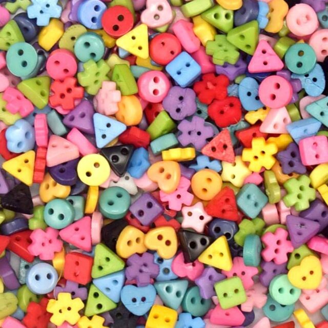 Creative Bright Sewing Buttons Arts, Crafts & Hobbies Buttons Sewing