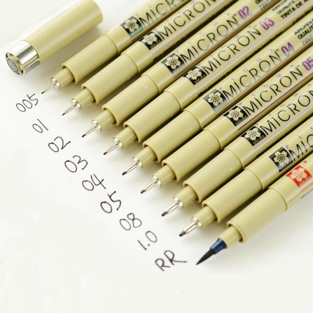 Micron Pigment Liner for Sketching Art Markers Arts, Crafts & Hobbies Painting