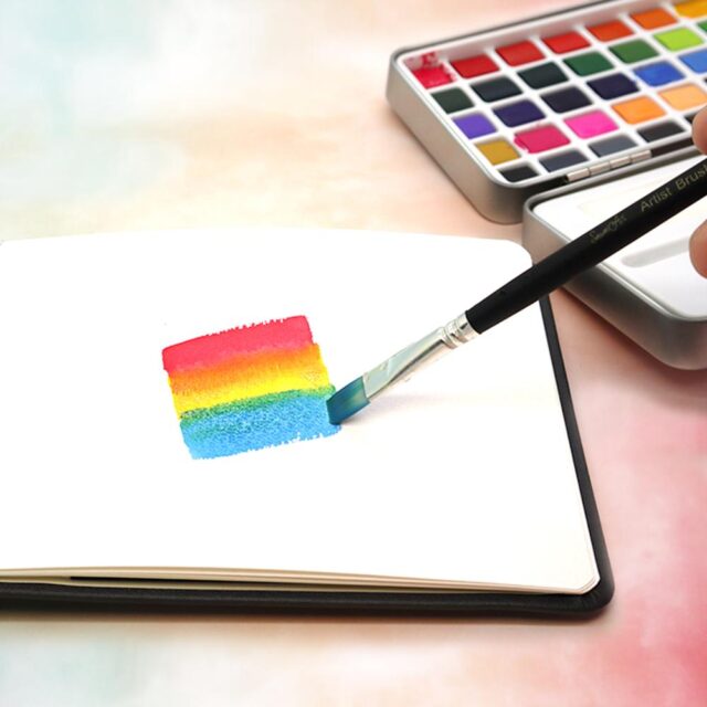Portable Watercolor Paint Set Arts, Crafts & Hobbies Painting Paints