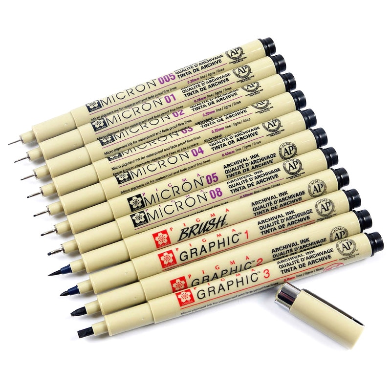 Micron Pigment Liner for Sketching