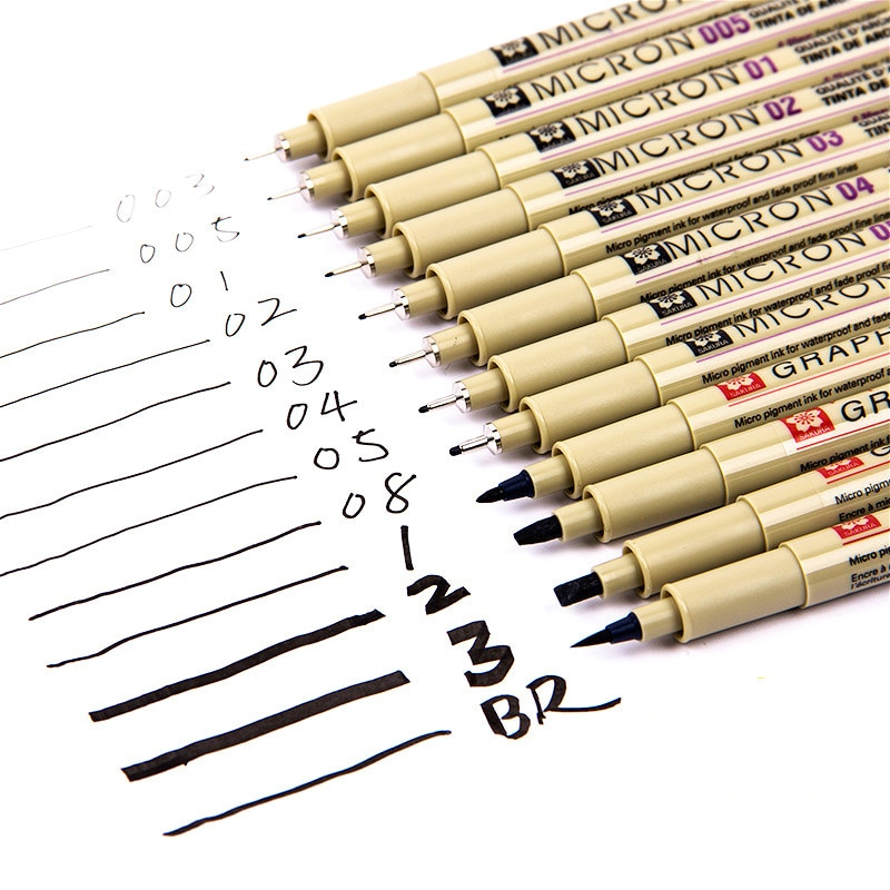 Micron Pigment Liner for Sketching