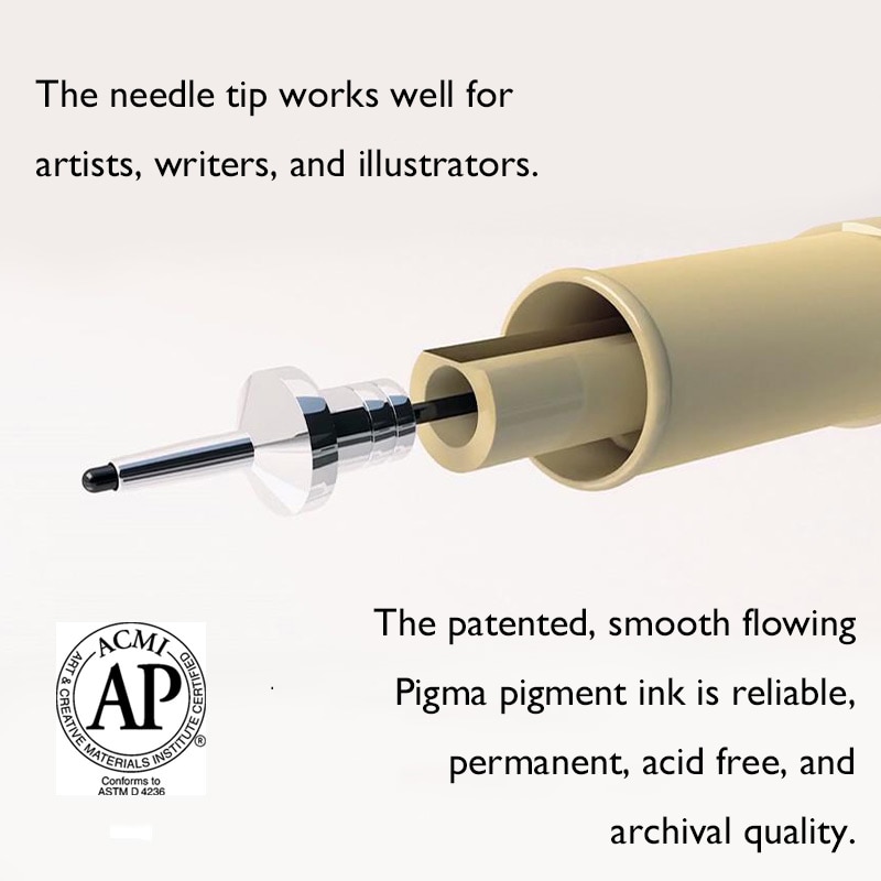 Micron Pigment Liner for Sketching