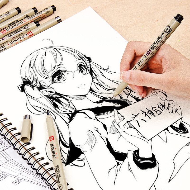 Micron Pigment Liner for Sketching