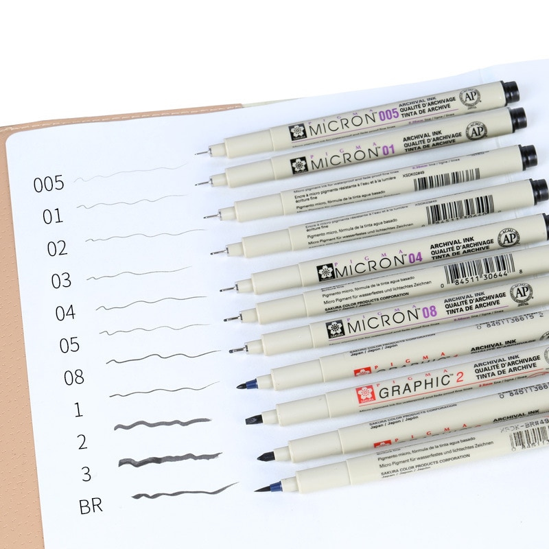 Micron Pigment Liner for Sketching