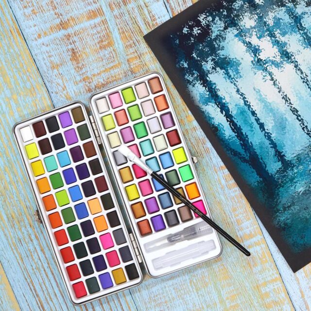 72-90 Color Solid Watercolor Paint Arts, Crafts & Hobbies Painting Paints