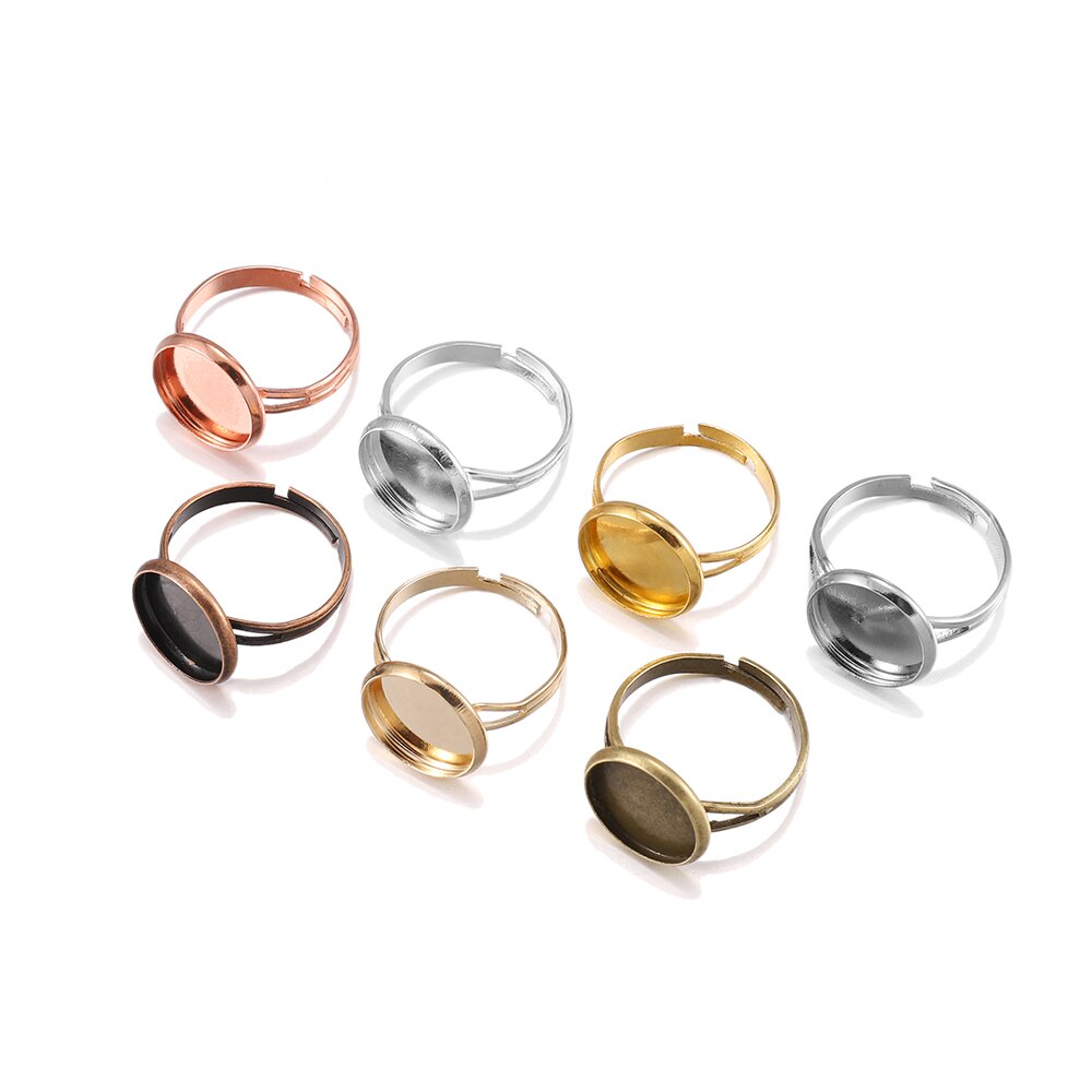 Set of Ten Blank Ring Bases