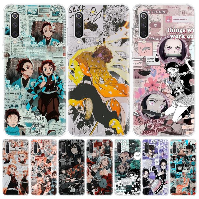Kimetsu No Yaiba Demon Slayer Phone Case for Xiaomi Anime Phone Cases