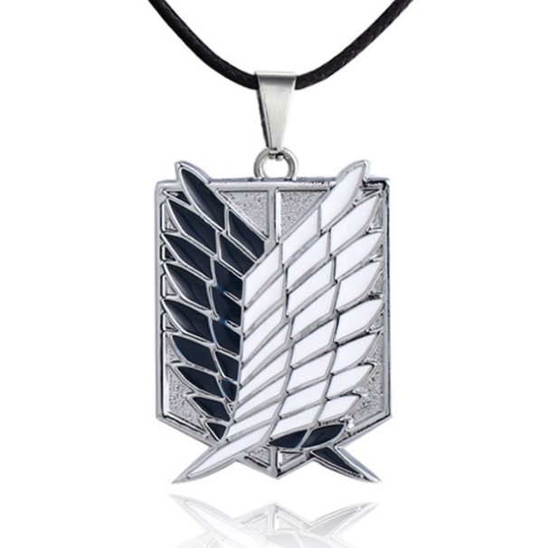 Attack On Titan Anime Wings Of Liberty Emblem Necklace Anime Jewelry & Watches