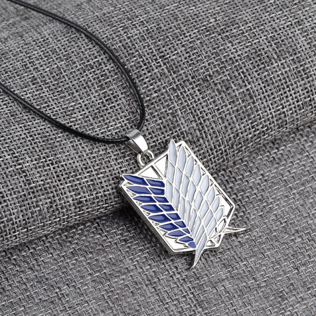 Attack On Titan Anime Wings Of Liberty Emblem Necklace Anime Jewelry & Watches