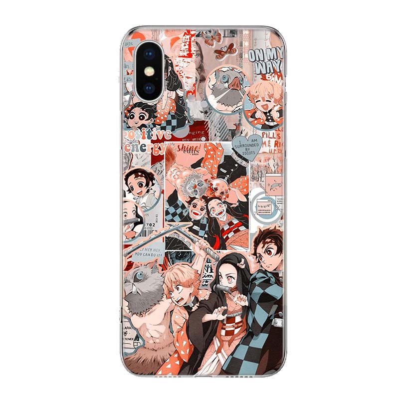 Kimetsu No Yaiba Demon Slayer Phone Case for iPhone