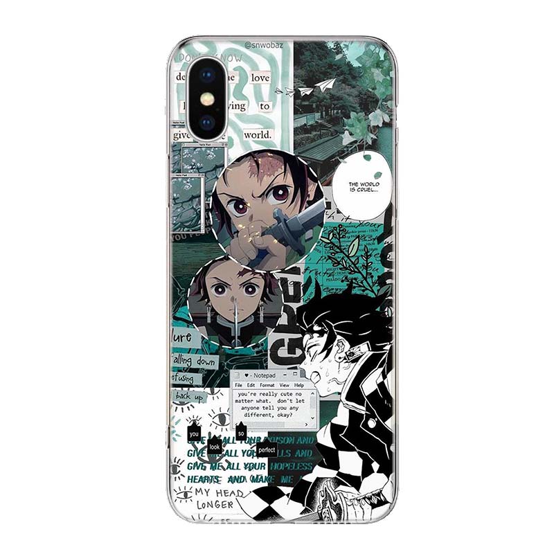 Kimetsu No Yaiba Demon Slayer Phone Case for iPhone