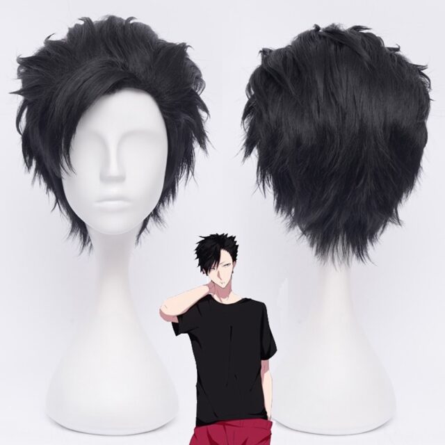Haikyuu!! Tetsurou Kuroo Cosplay Wig Anime Cosplay
