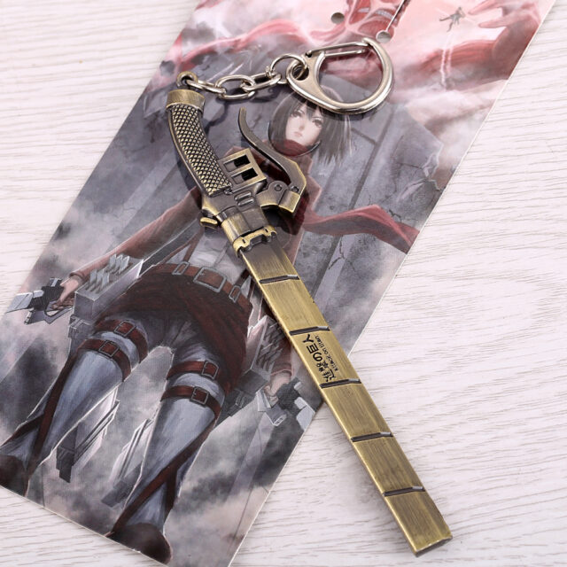 Attack On Titans Sword Keychain Anime Figures & Collectibles