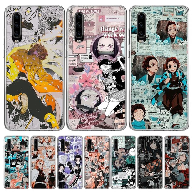 Kimetsu No Yaiba Demon Slayer Phone Case for Huawei Mate, M & P-series Anime Phone Cases