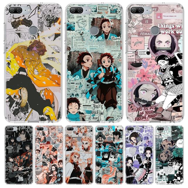 Kimetsu No Yaiba Demon Slayer Phone Case for Huawei Honor, Nova & Y-series Anime Phone Cases