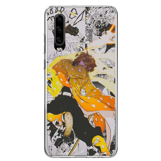 Kimetsu No Yaiba Demon Slayer Phone Case for Huawei Mate, M & P-series Anime Phone Cases