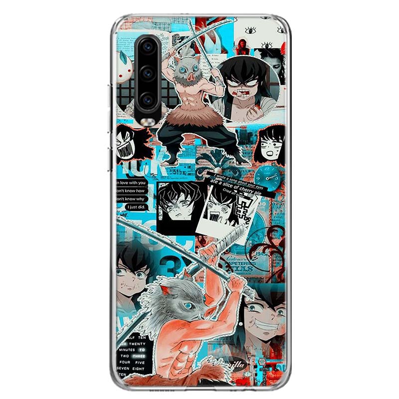 Kimetsu No Yaiba Demon Slayer Phone Case for Huawei Mate, M & P-series
