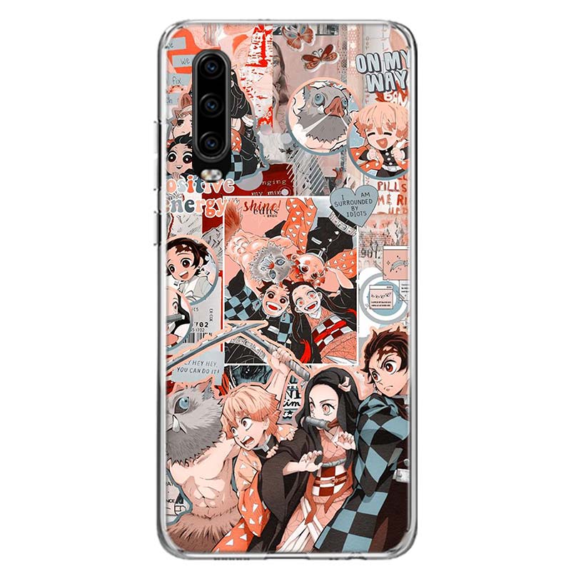 Kimetsu No Yaiba Demon Slayer Phone Case for Huawei Mate, M & P-series