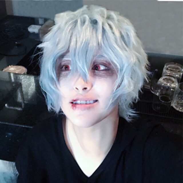 Boku no Hiro Academia Shigaraki Tomura Wig Anime Cosplay