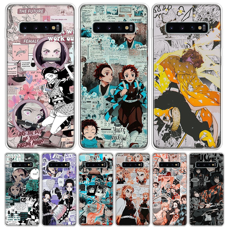 Kimetsu No Yaiba Demon Slayer Anime Phone Case for Samsung Galaxy J/S/Note