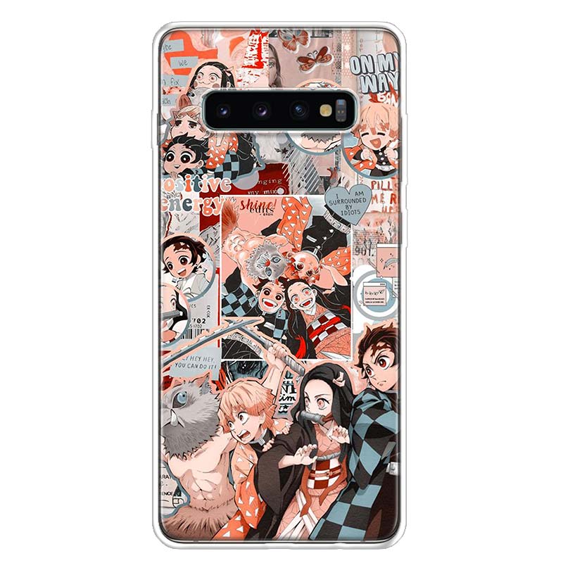 Kimetsu No Yaiba Demon Slayer Anime Phone Case for Samsung Galaxy J/S/Note