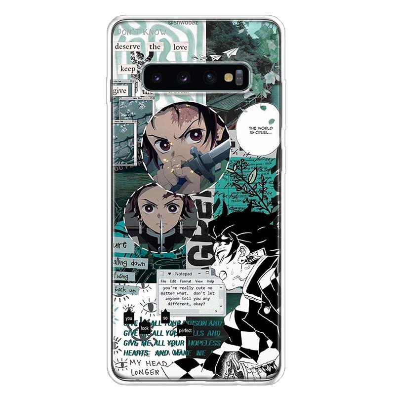 Kimetsu No Yaiba Demon Slayer Anime Phone Case for Samsung Galaxy J/S/Note