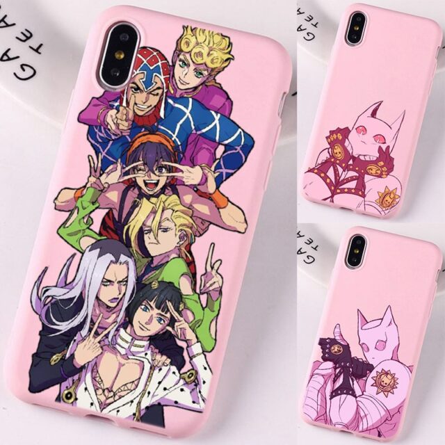 JoJo’s Bizarre Adventure Phone Case for iPhone Anime Phone Cases