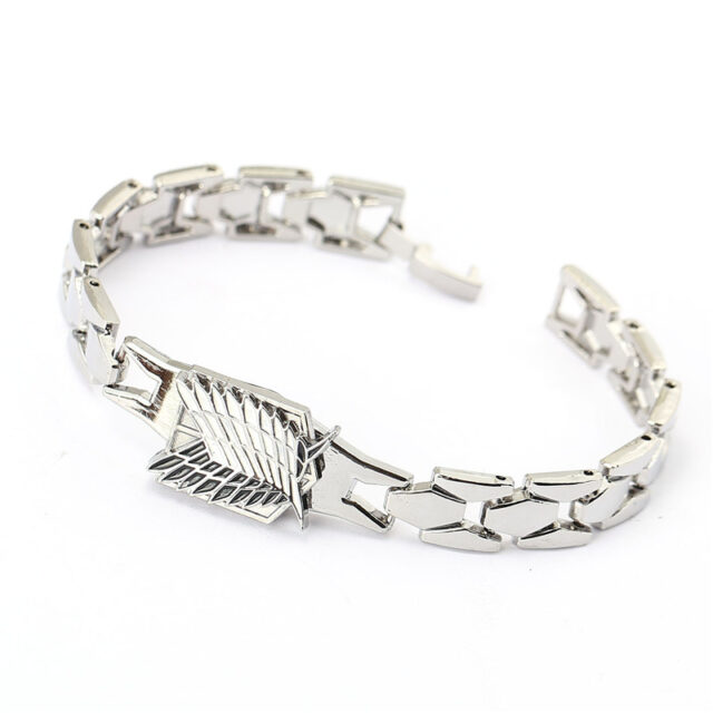 Attack On Titan Anime Chain Link Bracelet Anime Jewelry & Watches