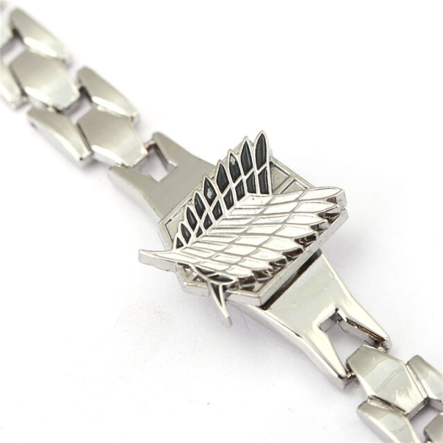 Attack On Titan Anime Chain Link Bracelet Anime Jewelry & Watches