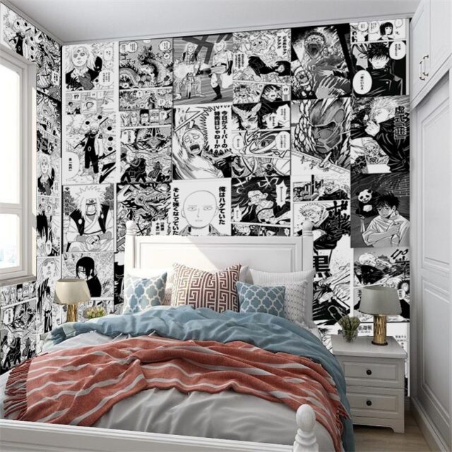 Anime Self-Adhesive Wallpaper Anime Home Products