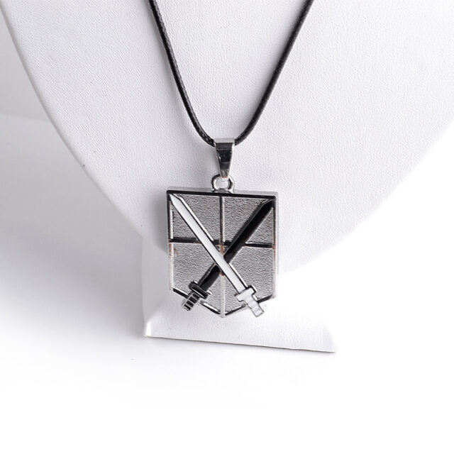 Attack On Titans Metal Pendant Necklace Anime Jewelry & Watches