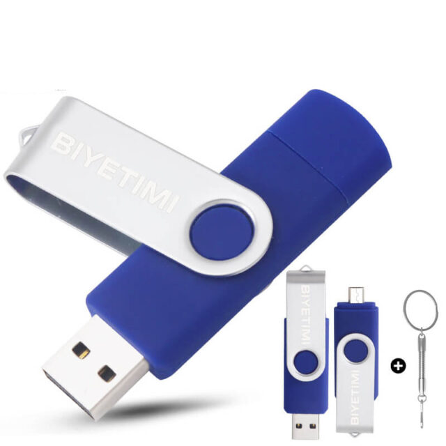 Solid Color OTG USB Flash Drive Computers & Tablets External Storage USB Flash Drives