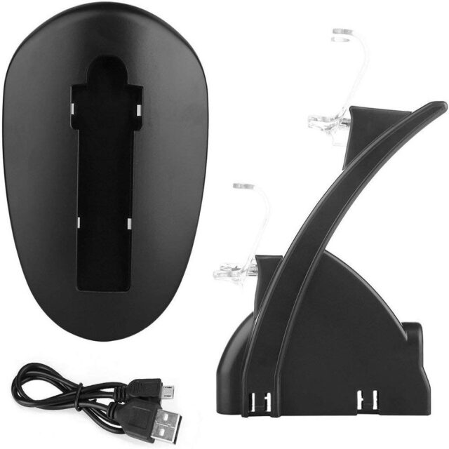 LED Dual USB Controller Charger Dock Computers & Tablets Video Game Accessories