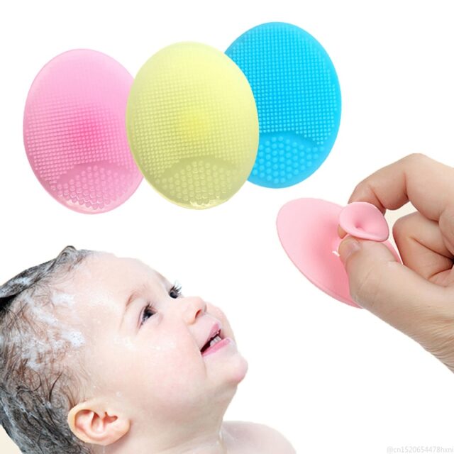 Soft Silicone Face Cleansing Brush Baby & Mother Care Baby Care Bath & Shower Products