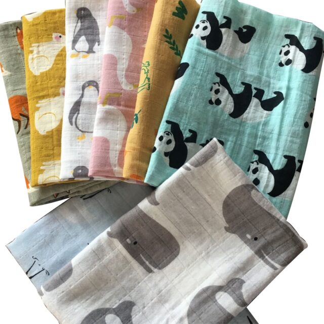 Organic Cotton Baby Blanket Baby & Mother Care Baby Bedding Swaddle Blankets