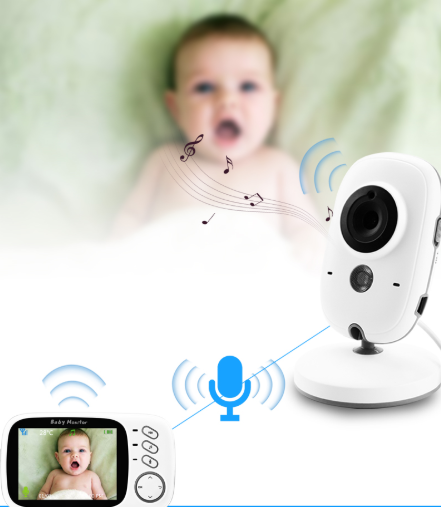 Wireless Radio Nanny Monitor Baby & Mother Care Baby Safety Baby Sleeping Monitors