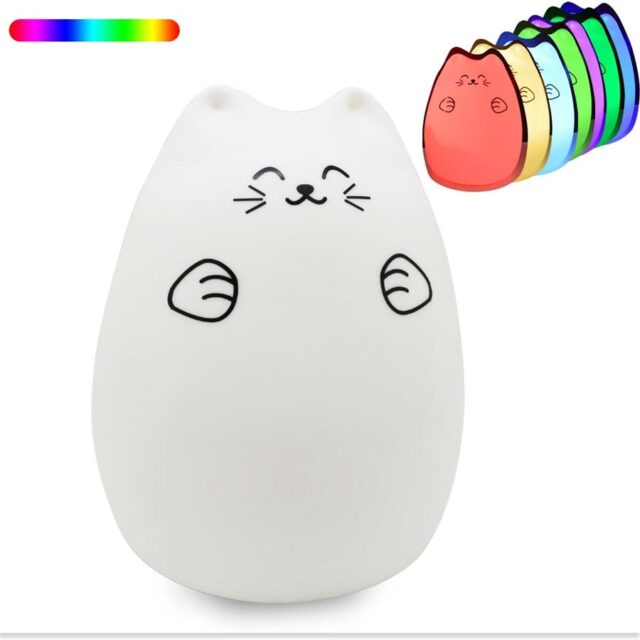 Kid’s Bedroom Cute Cat LED Night Light Baby & Mother Care Baby Bedding