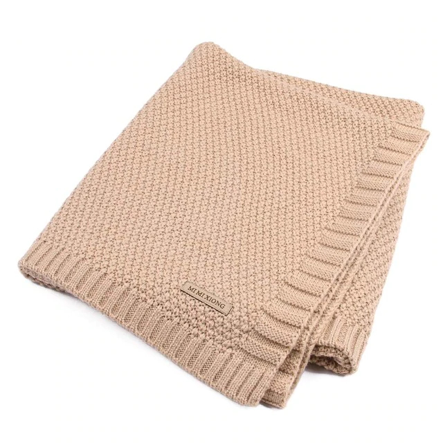 Knitted Blanket for Newborn Babies Baby & Mother Care Baby Bedding Blankets