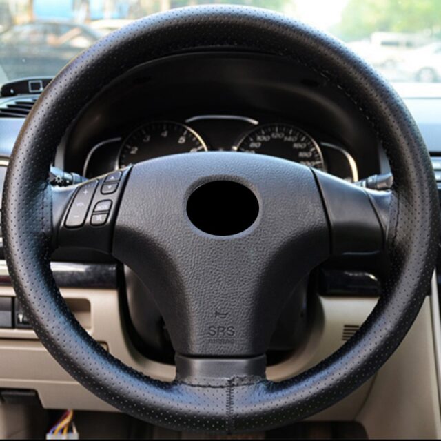 DIY Perforated Car Steering Wheel Cover Automobiles & Motorcycles Interior Accessories